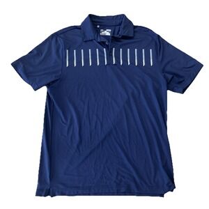 Under Armour Heat Gear Polo Blue M